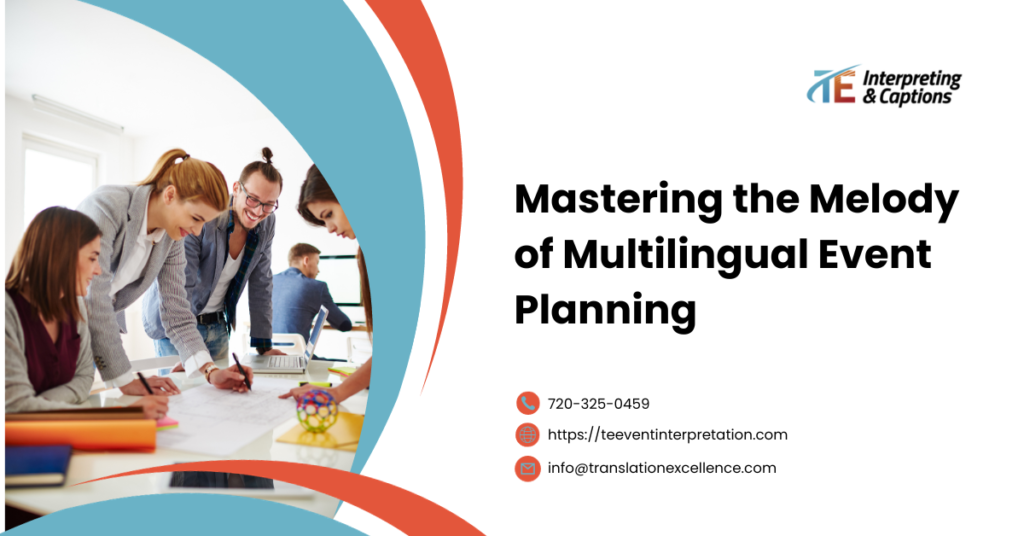 Multilingual event planning