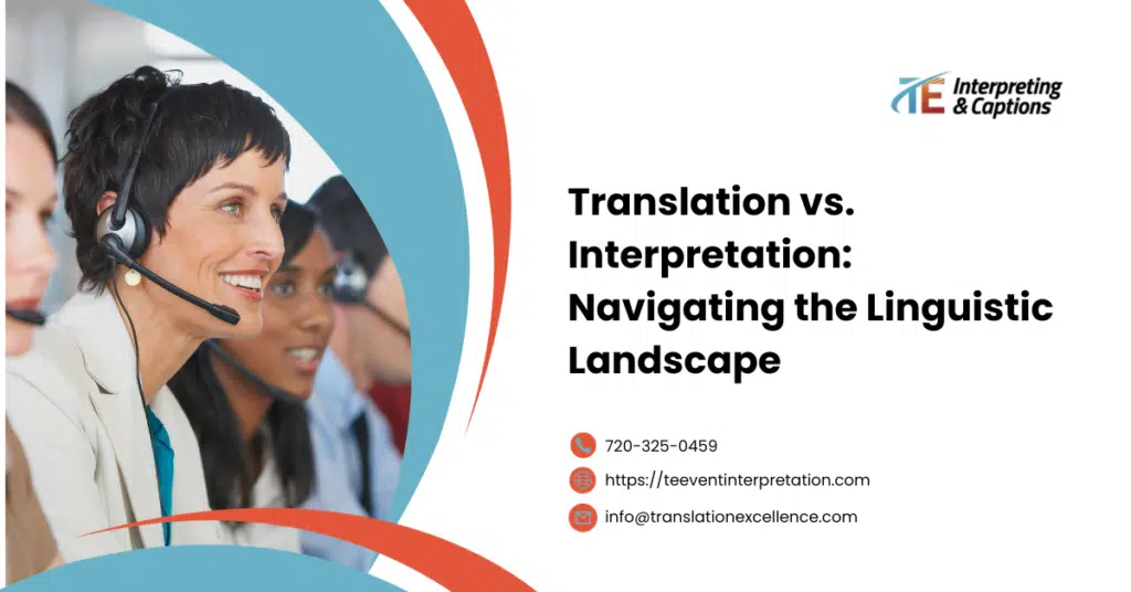 Translation vs. Interpretation