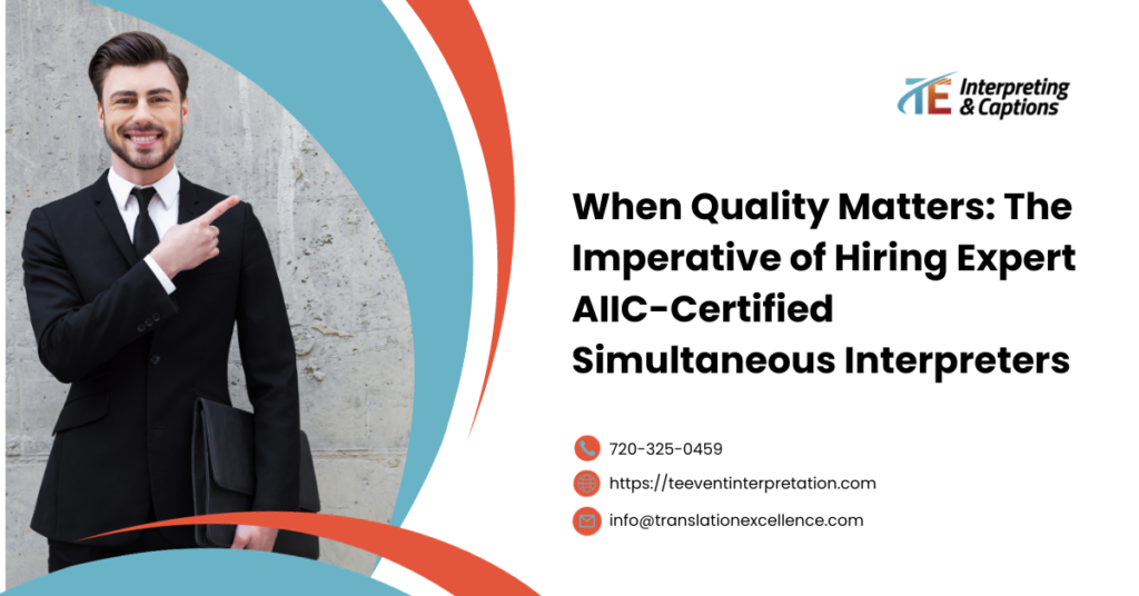 AIIC-Certified Simultaneous Interpreters